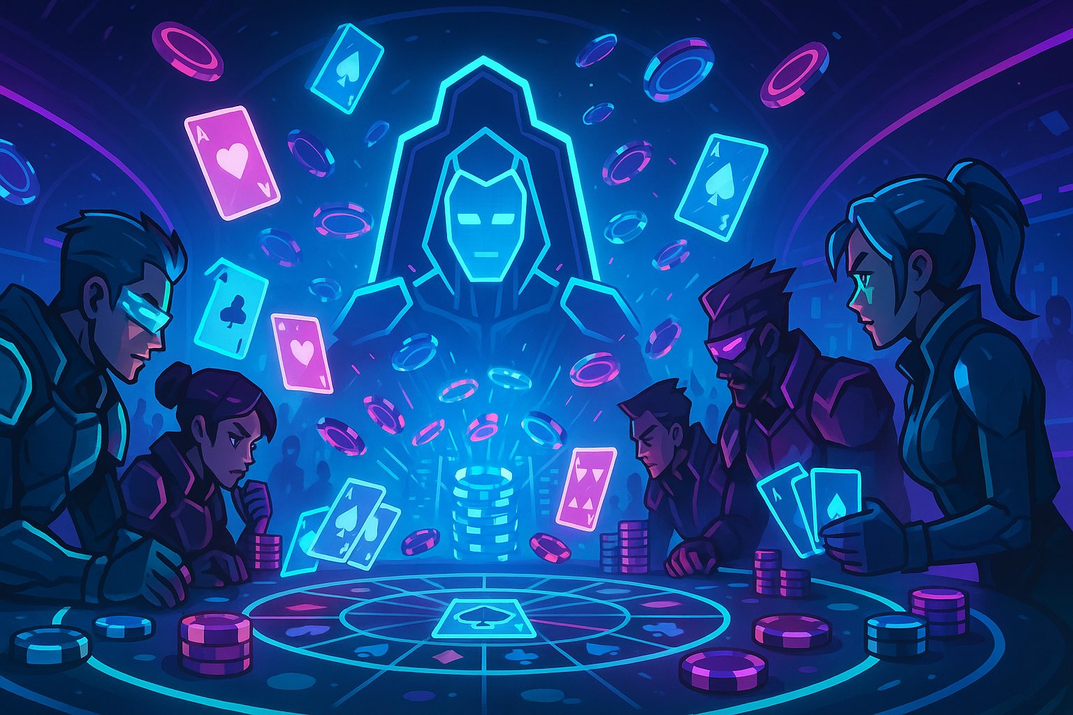 Ilustrasi permainan tembak ikan online interaktif di platform eleven4d